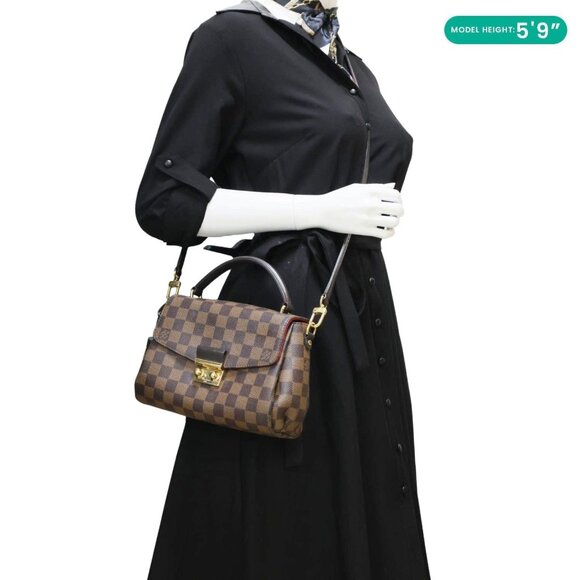 Louis Vuitton Croisette Damier Ebene Crossbody Bag Brown - Picture 2 of 15